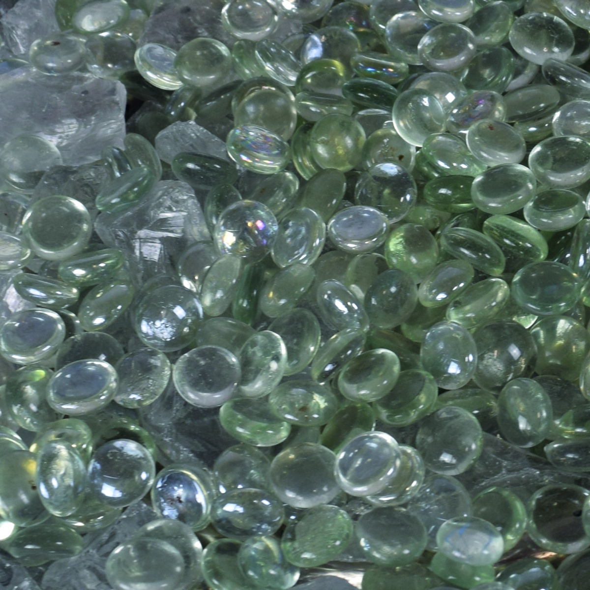 ACTIVA Glassteine 9 kg Feuersteine, Glas für Feuerstelle, Feuerglas für