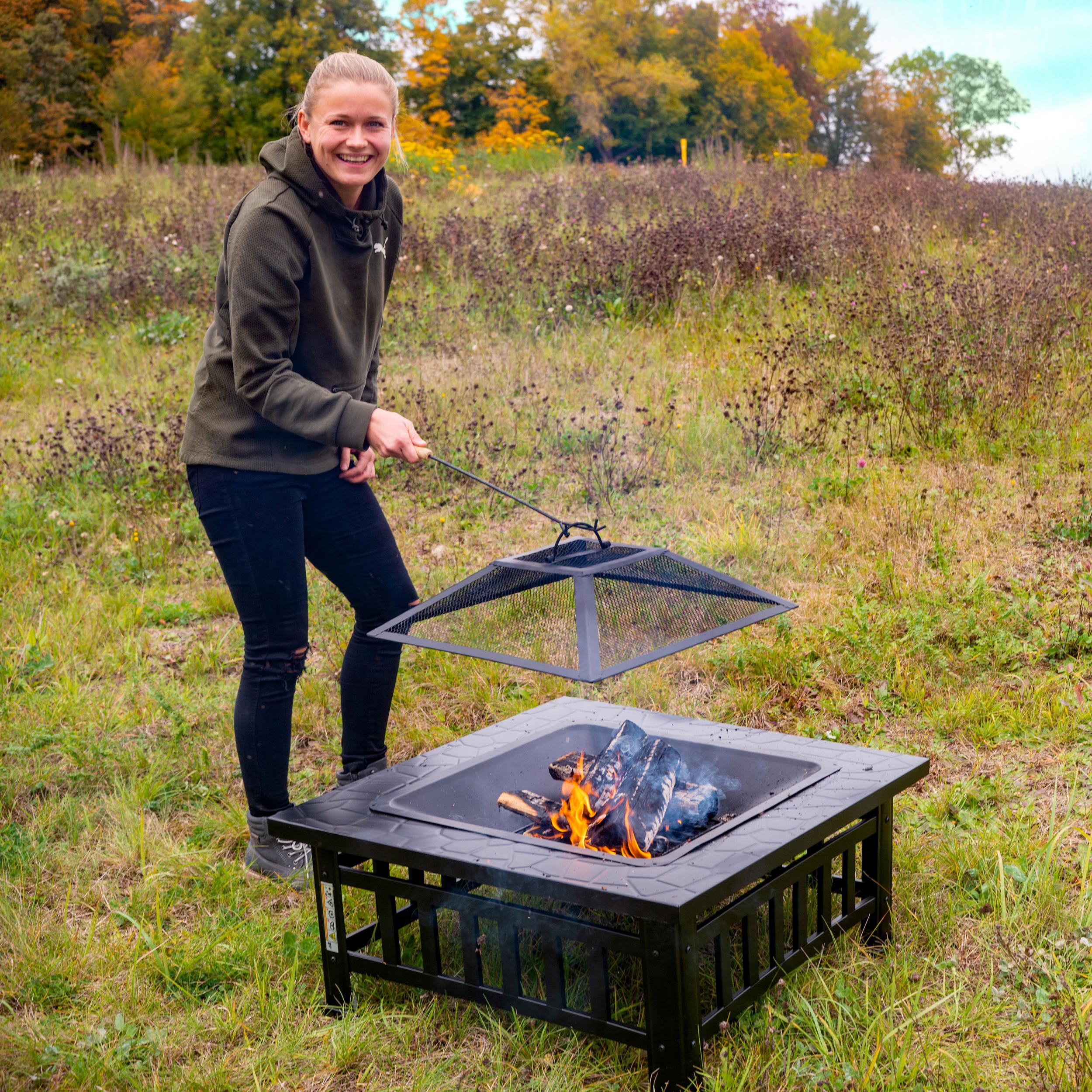 ACTIVA Angularum Feuerstelle Kaminofen Kamin Feuer Lagerfeuer Garten