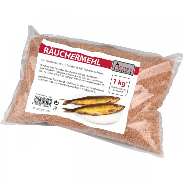ACTIVA Grill Räucher-Mehl, Buchenmehl, Räucherspäne, Räuchern & Smoken