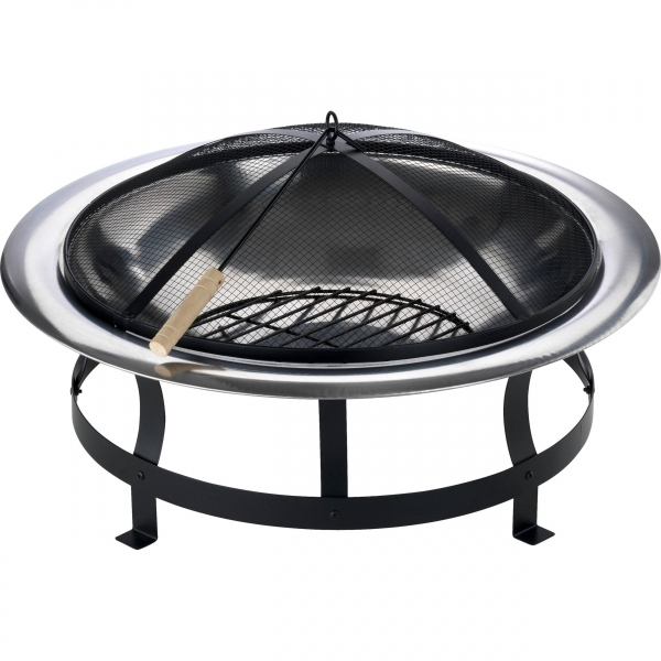 ACTIVA Feuerstelle "Madrid" Feuerschale - 75,5 cm aus Edelstahl