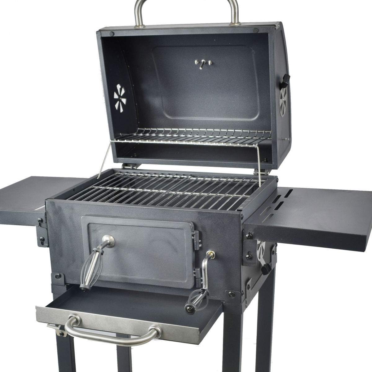 Activa Grill Grillwagen Angular Smart Holzkohlegrill