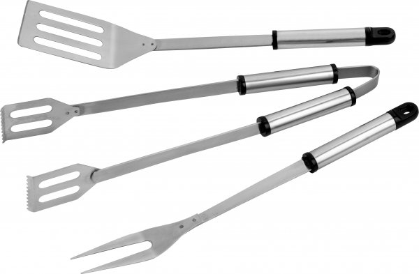 Activa 15510 Edelstahl-Grillbesteck 3-teilig
